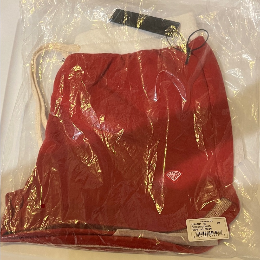 Diamond Red Sweatshorts